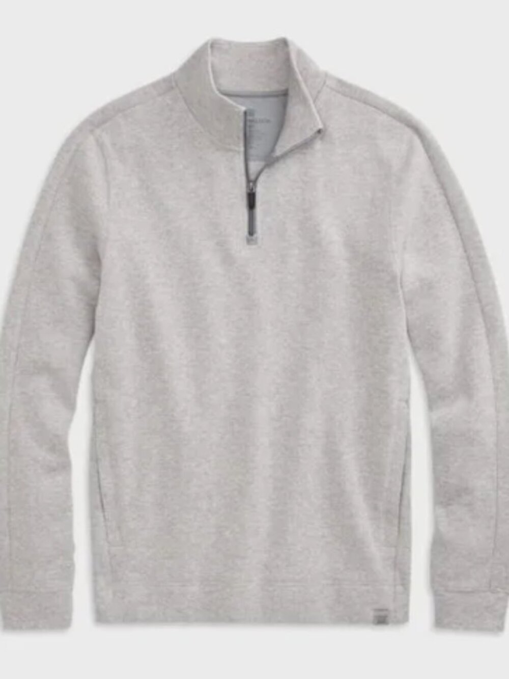 Mack Weldon Prime Cotton Half-Zip - Sand Heather